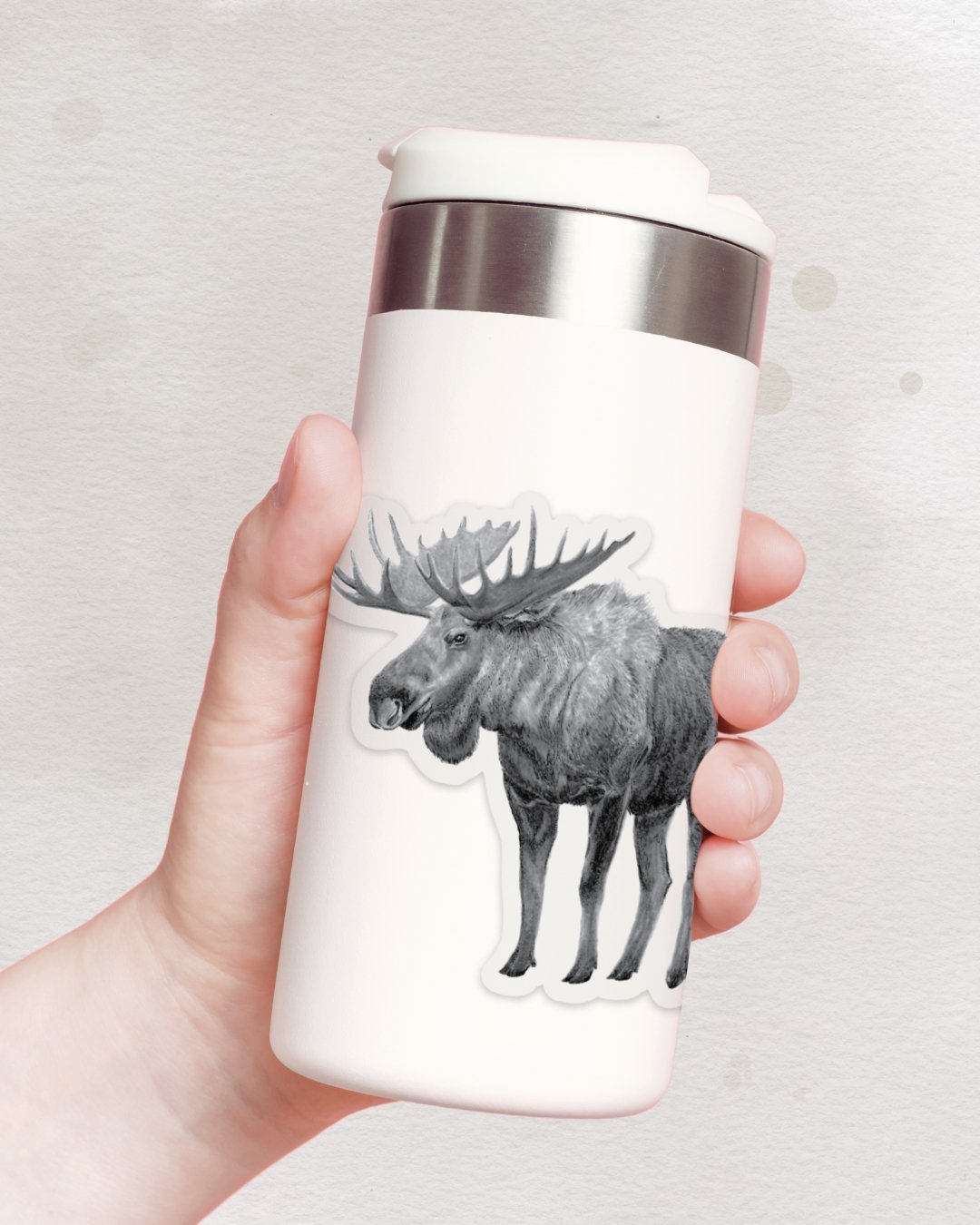 Moose Sticker - Hello Sweetheart